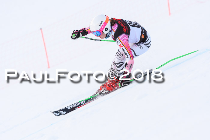Int. FIS Rennen Damen, RS, Maria Alm 09.01.2018