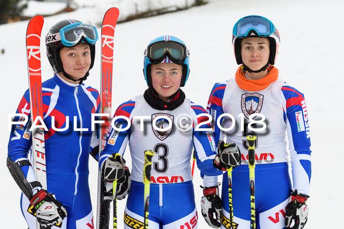 Int. FIS Rennen Damen, RS, Maria Alm 09.01.2018