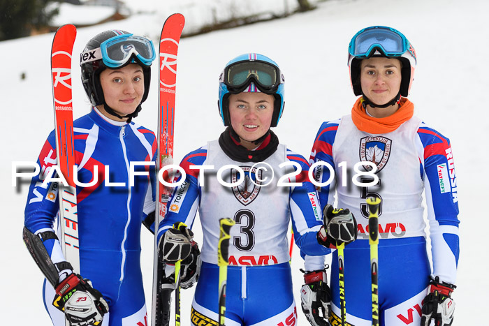 Int. FIS Rennen Damen, RS, Maria Alm 09.01.2018