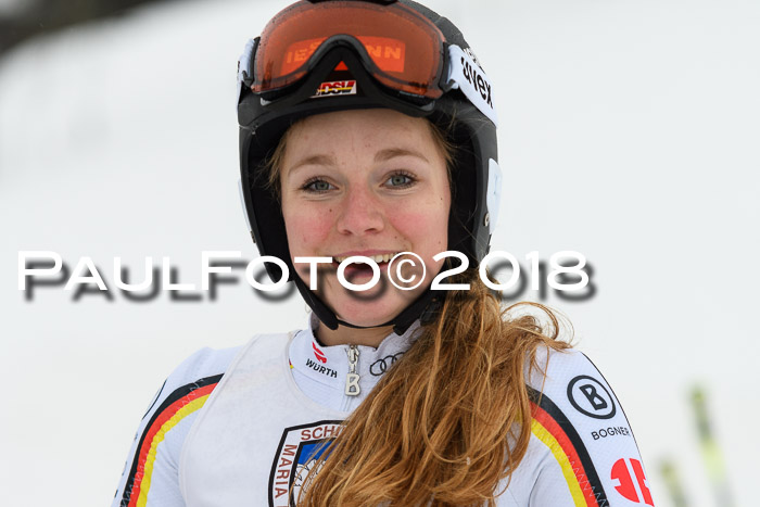 Int. FIS Rennen Damen, RS, Maria Alm 09.01.2018