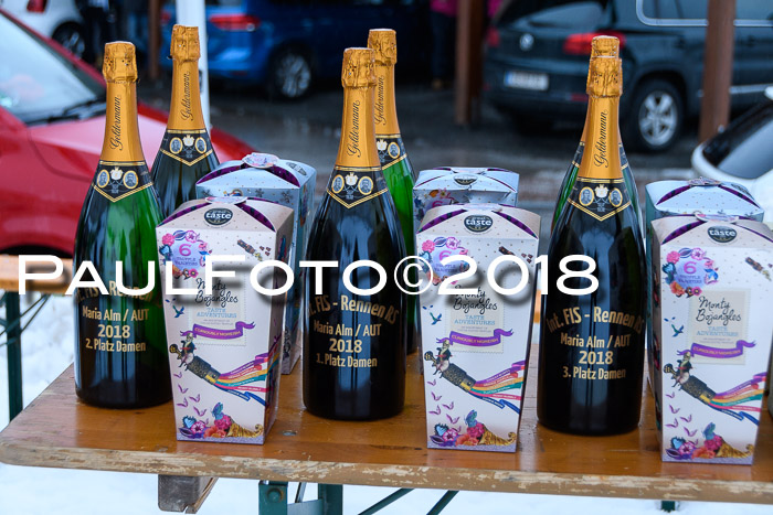 Int. FIS Rennen Damen, RS, Maria Alm 09.01.2018