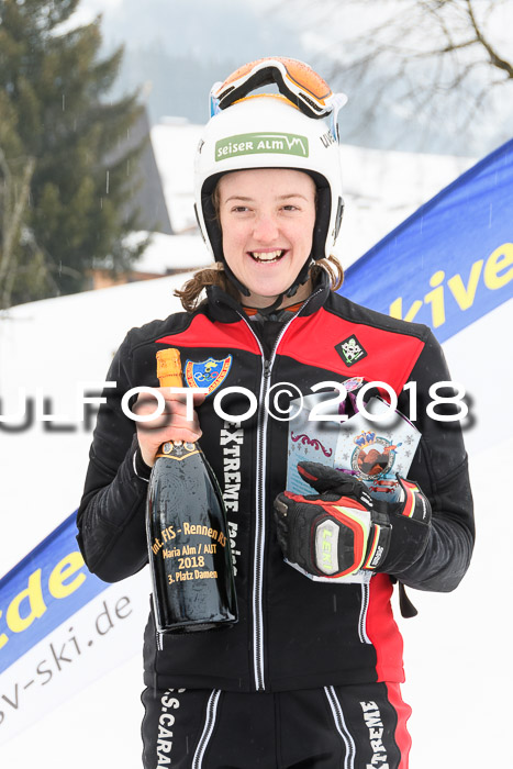 Int. FIS Rennen Damen, RS, Maria Alm 09.01.2018