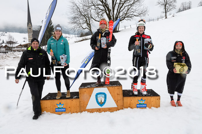 Int. FIS Rennen Damen, RS, Maria Alm 09.01.2018