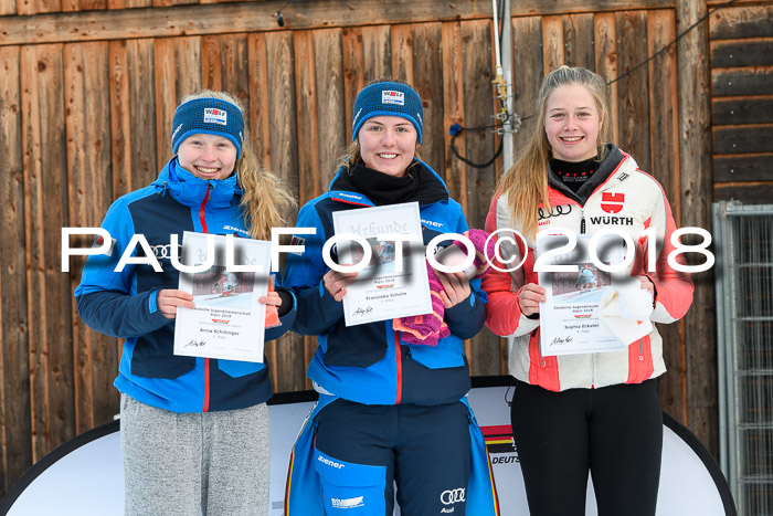 FIS NJC Alpine Kombi Damen + Herren 14.01.2018