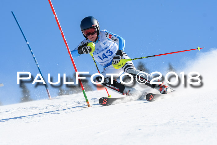 SVM U14/U16 Slalom 14.01.2018