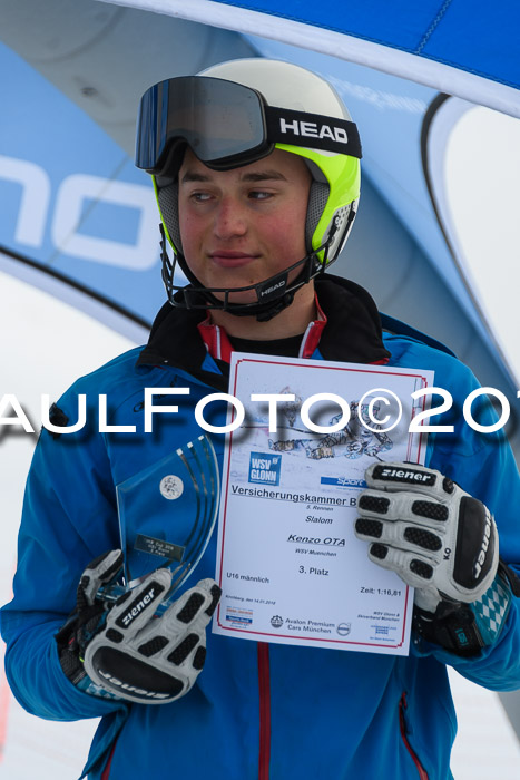 SVM U14/U16 Slalom 14.01.2018