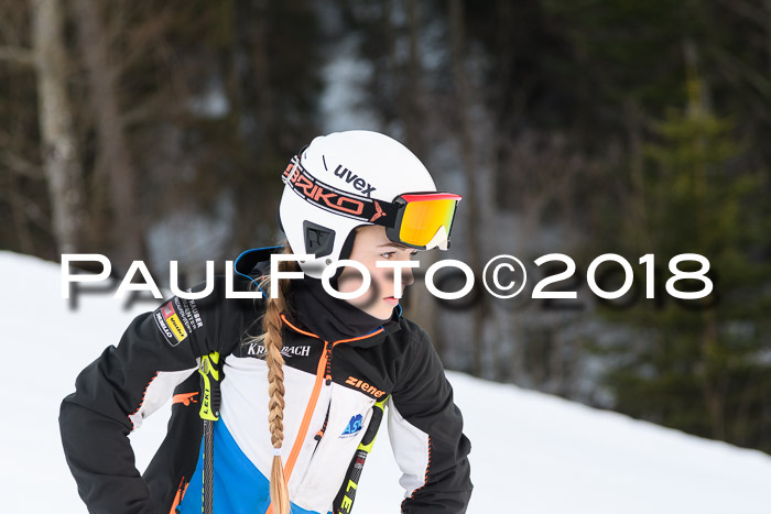 Bayerische Schülermeisterschaft Alpin Riesenslalom 27.01.2018