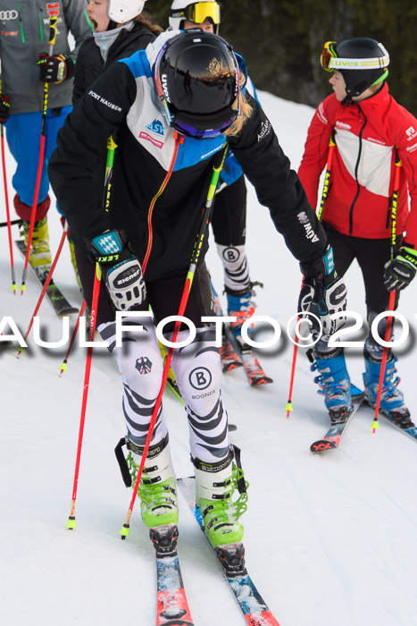 Bayerische Schülermeisterschaft Alpin Riesenslalom 27.01.2018