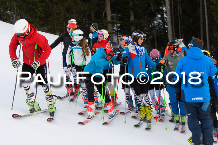 Bayerische Schülermeisterschaft Alpin Riesenslalom 27.01.2018