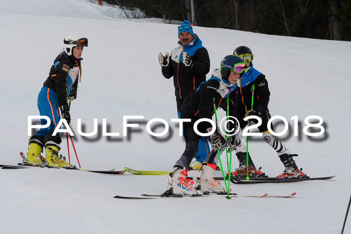 Bayerische Schülermeisterschaft Alpin Riesenslalom 27.01.2018