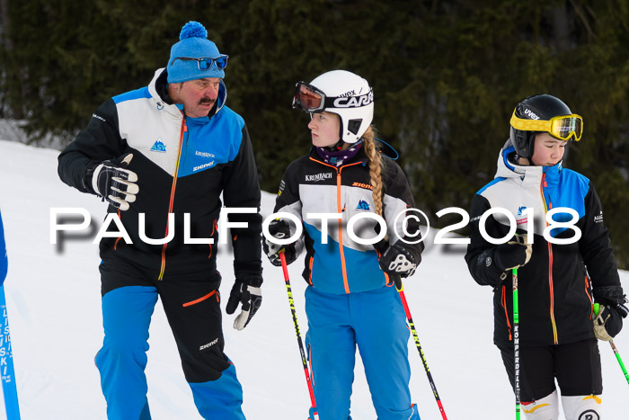 Bayerische Schülermeisterschaft Alpin Riesenslalom 27.01.2018