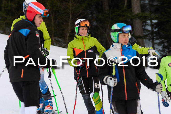 Bayerische Schülermeisterschaft Alpin Riesenslalom 27.01.2018