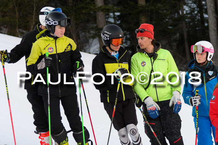 Bayerische Schülermeisterschaft Alpin Riesenslalom 27.01.2018