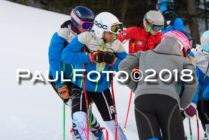 Bayerische Schülermeisterschaft Alpin Riesenslalom 27.01.2018