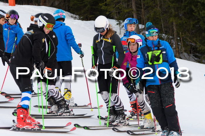 Bayerische Schülermeisterschaft Alpin Riesenslalom 27.01.2018