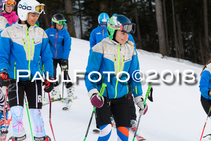 Bayerische Schülermeisterschaft Alpin Riesenslalom 27.01.2018