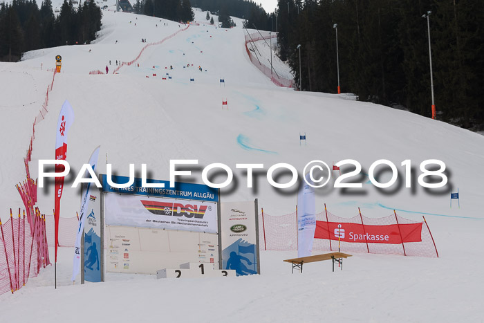 Bayerische Schülermeisterschaft Alpin Riesenslalom 27.01.2018