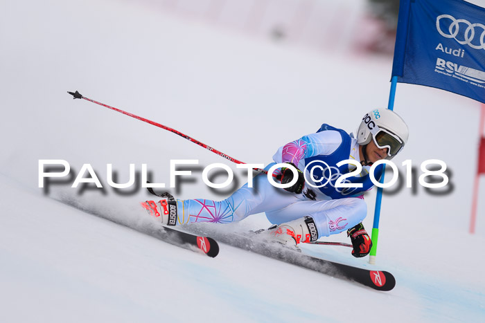 Bayerische Schülermeisterschaft Alpin Riesenslalom 27.01.2018