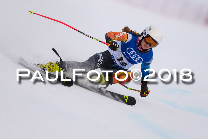 Bayerische Schülermeisterschaft Alpin Riesenslalom 27.01.2018