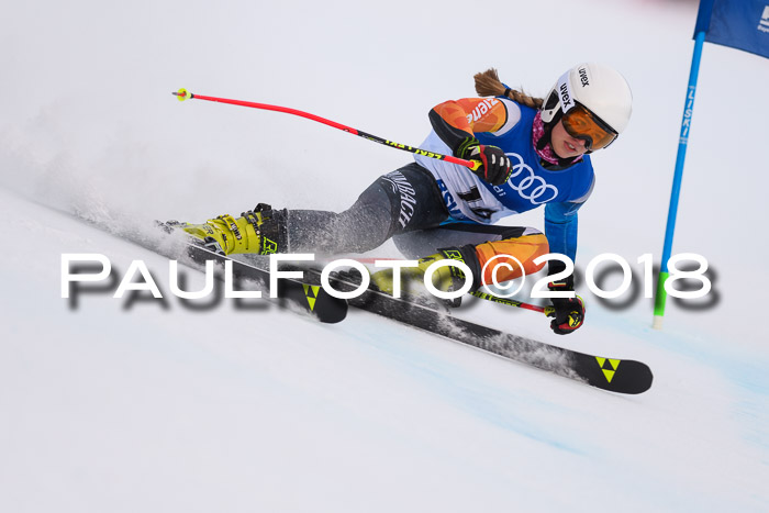 Bayerische Schülermeisterschaft Alpin Riesenslalom 27.01.2018