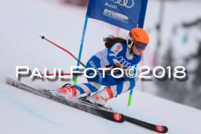 Bayerische Schülermeisterschaft Alpin Riesenslalom 27.01.2018