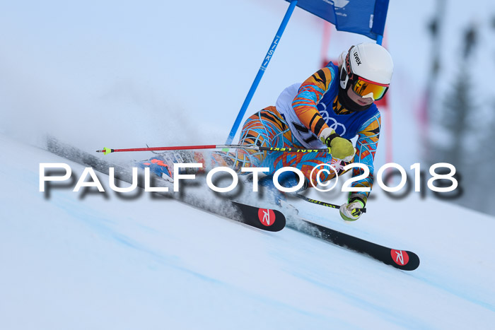 Bayerische Schülermeisterschaft Alpin Riesenslalom 27.01.2018