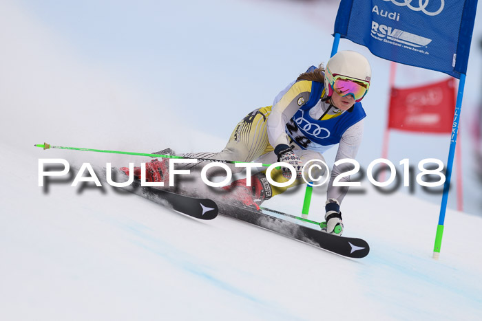 Bayerische Schülermeisterschaft Alpin Riesenslalom 27.01.2018