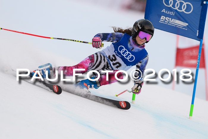 Bayerische Schülermeisterschaft Alpin Riesenslalom 27.01.2018