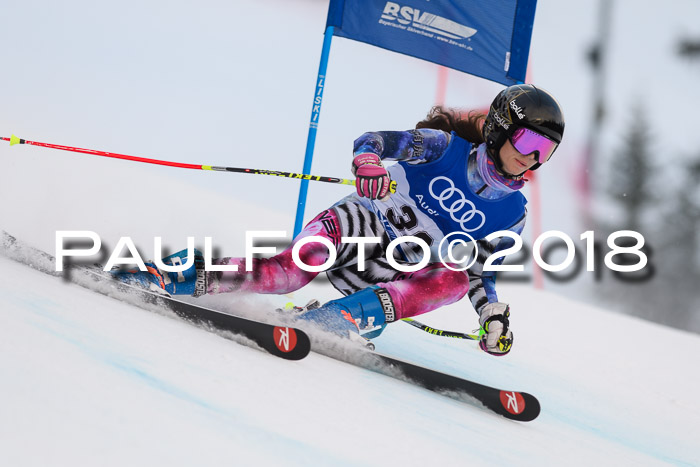 Bayerische Schülermeisterschaft Alpin Riesenslalom 27.01.2018