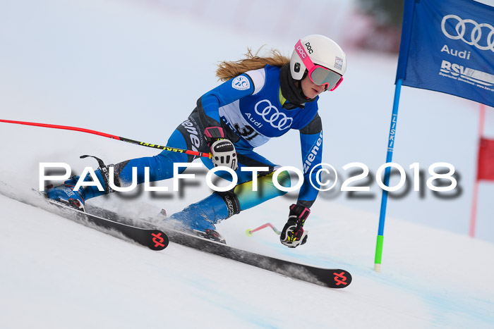 Bayerische Schülermeisterschaft Alpin Riesenslalom 27.01.2018