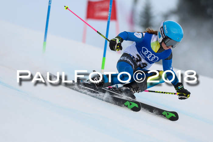 Bayerische Schülermeisterschaft Alpin Riesenslalom 27.01.2018