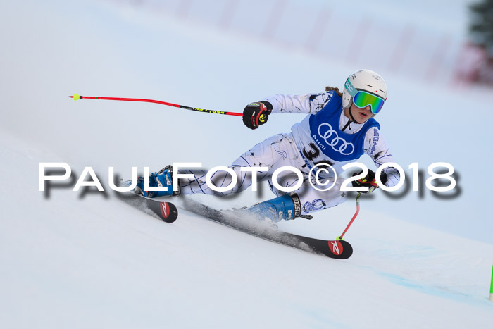 Bayerische Schülermeisterschaft Alpin Riesenslalom 27.01.2018