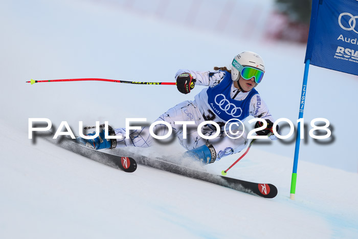 Bayerische Schülermeisterschaft Alpin Riesenslalom 27.01.2018