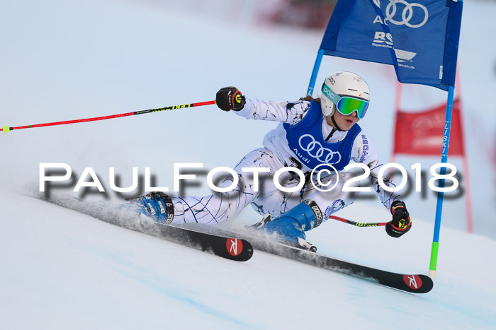 Bayerische Schülermeisterschaft Alpin Riesenslalom 27.01.2018