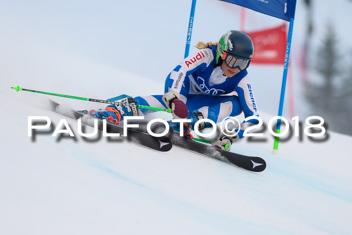 Bayerische Schülermeisterschaft Alpin Riesenslalom 27.01.2018