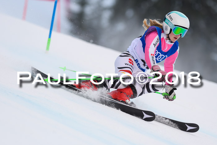 Bayerische Schülermeisterschaft Alpin Riesenslalom 27.01.2018