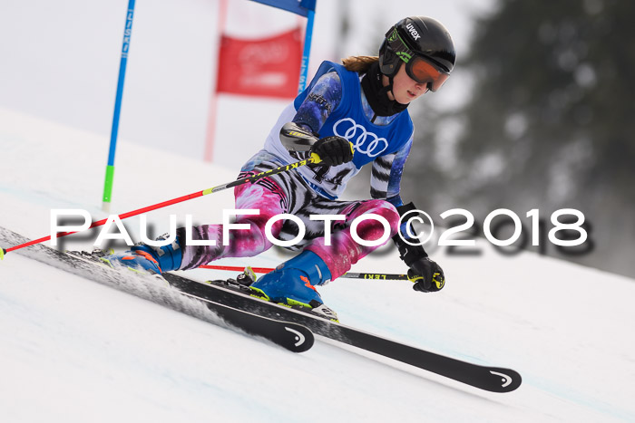 Bayerische Schülermeisterschaft Alpin Riesenslalom 27.01.2018