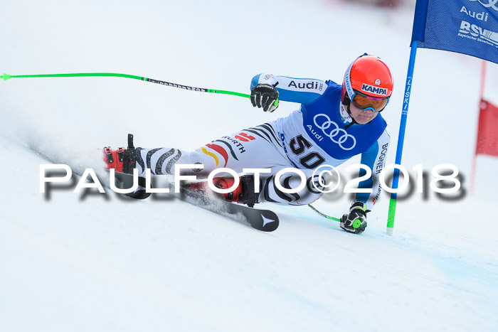 Bayerische Schülermeisterschaft Alpin Riesenslalom 27.01.2018