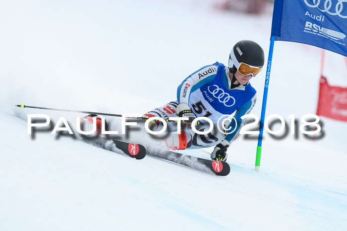 Bayerische Schülermeisterschaft Alpin Riesenslalom 27.01.2018