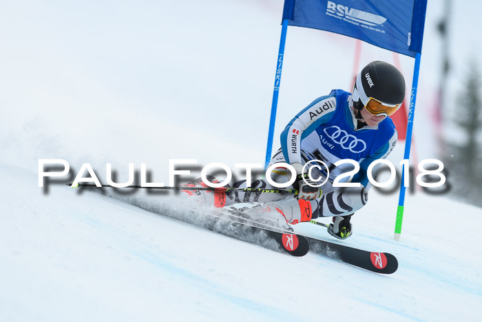 Bayerische Schülermeisterschaft Alpin Riesenslalom 27.01.2018