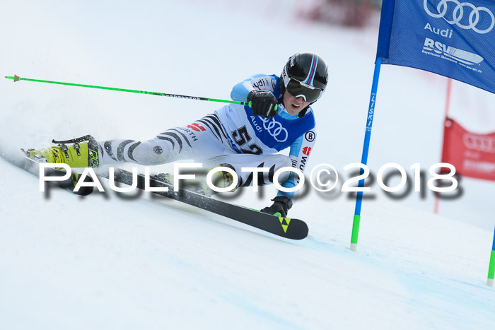 Bayerische Schülermeisterschaft Alpin Riesenslalom 27.01.2018