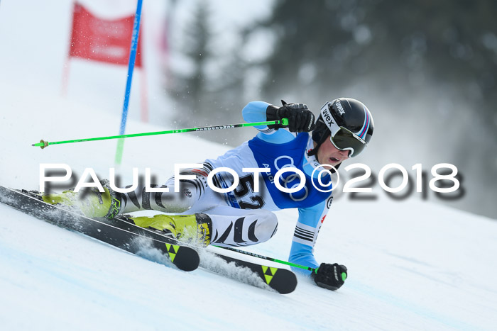 Bayerische Schülermeisterschaft Alpin Riesenslalom 27.01.2018