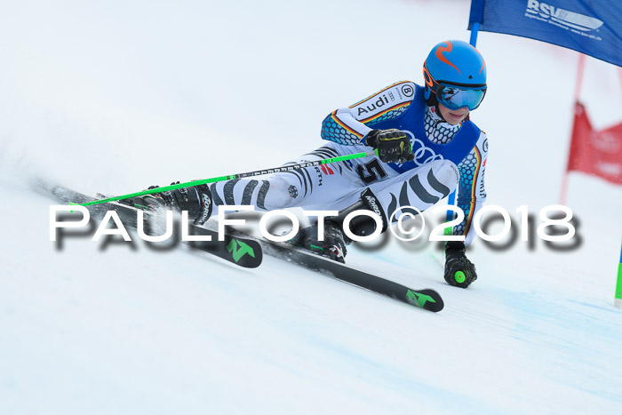 Bayerische Schülermeisterschaft Alpin Riesenslalom 27.01.2018