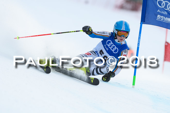 Bayerische Schülermeisterschaft Alpin Riesenslalom 27.01.2018