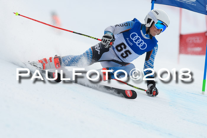 Bayerische Schülermeisterschaft Alpin Riesenslalom 27.01.2018