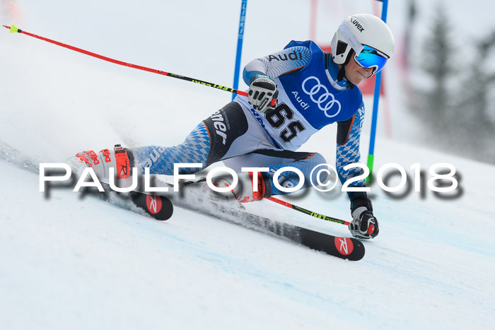 Bayerische Schülermeisterschaft Alpin Riesenslalom 27.01.2018