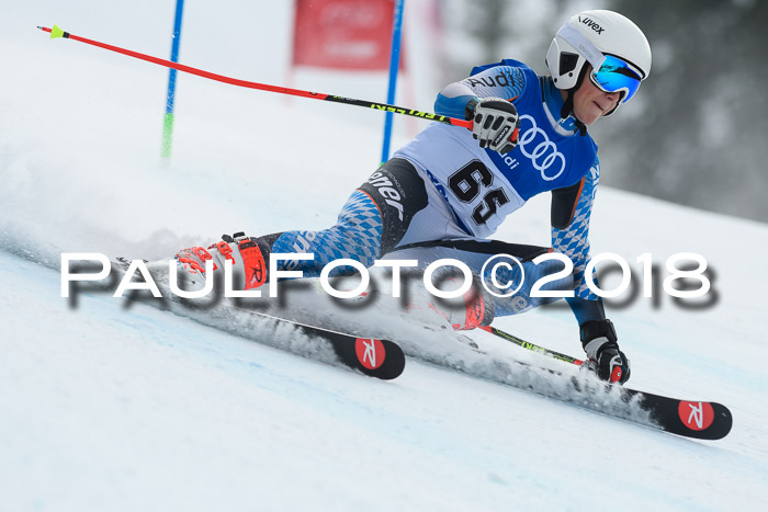 Bayerische Schülermeisterschaft Alpin Riesenslalom 27.01.2018