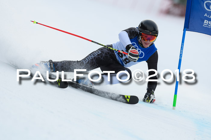 Bayerische Schülermeisterschaft Alpin Riesenslalom 27.01.2018