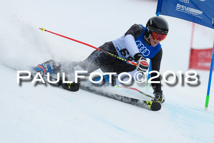 Bayerische Schülermeisterschaft Alpin Riesenslalom 27.01.2018