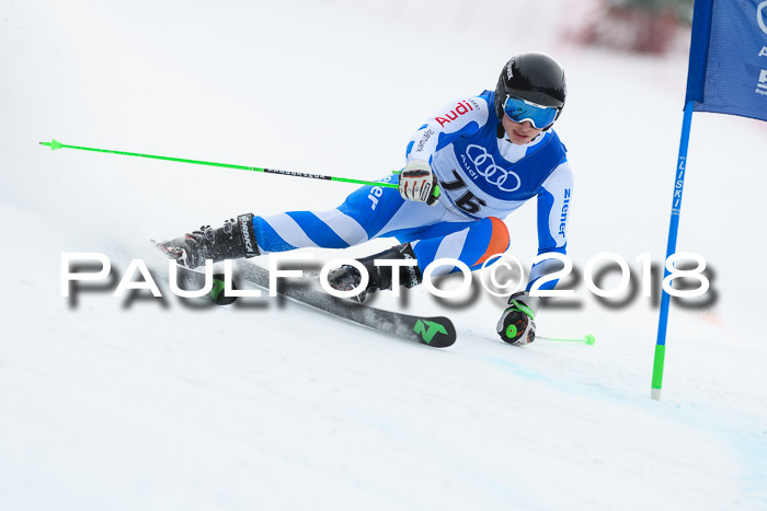 Bayerische Schülermeisterschaft Alpin Riesenslalom 27.01.2018